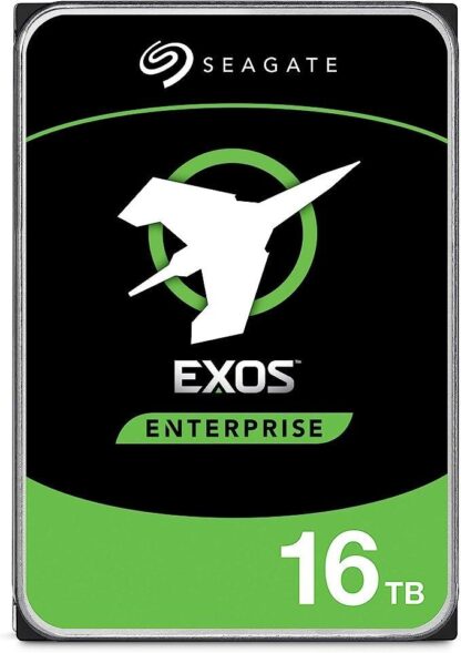Seagate Exos X16 internal hard drive 16 TB 7200 RPM 256 MB 3.5" Serial ATA III