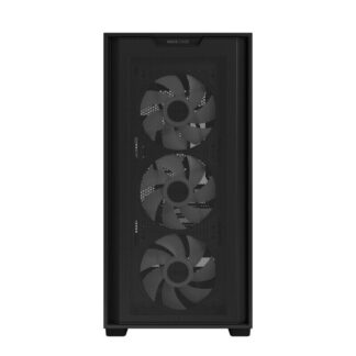 Asus A21 Plus ARGB Gaming Case w/ Glass Window, Micro ATX, 4x ARGB Fans, 380mm GPU & 360mm Radiator Support, Asus BTF Compatible, Black