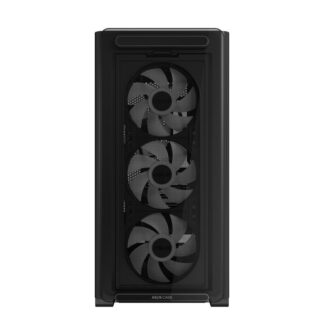 Asus A23 PLUS ARGB Gaming Case w/ Glass Side and Front, Micro ATX, 4x ARGB Fans, 380mm GPU & 360mm Radiator Support, USB-C, Asus BTF Compatible, Black