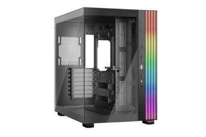 Be Quiet! Light Base 600 DX ARGB Gaming Case w/ Glass Front & Side, ATX, Invertible, 1.33M ARGB Strip & Controller, USB-C, Asus BTF Compatible, Black