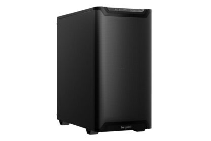 Be Quiet! Pure Base 501 Airflow Gaming Case, ATX, Compact Design, 2 Pure Wings 3 Fans, High Airflow Front & Top, USB-C, Black