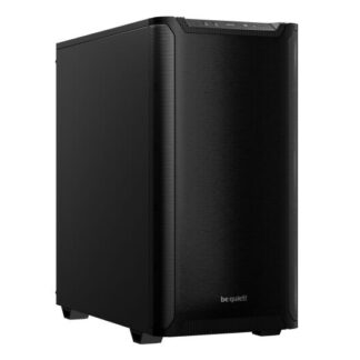 Be Quiet! Pure Base 501 Gaming Case, ATX, Compact Design, 2 Pure Wings 3 Fans, High Airflow Top, USB-C, Black