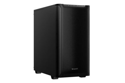 Be Quiet! Pure Base 501 Gaming Case, ATX, Compact Design, 2 Pure Wings 3 Fans, High Airflow Top, USB-C, Black