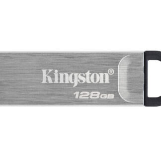 Kingston 128GB DataTraveler Kyson USB 3.2 Gen1 Memory Pen, Metal Capless Design, R/W 200/60 MB/s