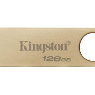 Kingston 128GB DataTraveler SE9 G3 Memory Pen, USB 3.2 Gen1 Type-A, Metal Gold Casing