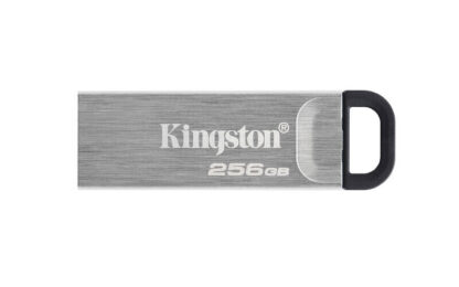 Kingston 256GB DataTraveler Kyson USB 3.2 Gen1 Memory Pen, Metal Capless Design, R/W 200/60 MB/s