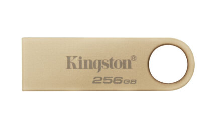 Kingston 256GB DataTraveler SE9 G3 Memory Pen, USB 3.2 Gen1 Type-A, Metal Gold Casing