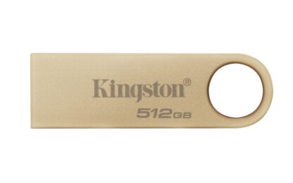Kingston 512GB DataTraveler SE9 G3 Memory Pen, USB 3.2 Gen1 Type-A, Metal Gold Casing