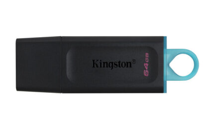Kingston 64GB DataTraveler Exodia USB 3.2 Gen1 Memory Pen, Cap, Key Ring