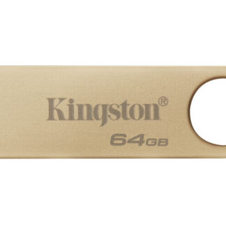 Kingston 64GB DataTraveler SE9 G3 Memory Pen, USB 3.2 Gen1 Type-A, Metal Gold Casing