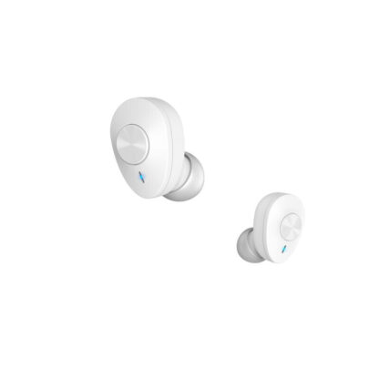 Hama (Freedom Buddy) Bluetooth Earbuds with Mic, Bass Boost, True Wireless, Touch Control, Voice Control, Charging Case, White