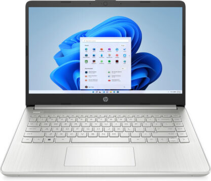 HP 14s-dq5013na Laptop, 14 Inch Full HD 1080p Screen, Intel Core i3-1215U 12th Gen, 4GB RAM, 128GB SSD, Windows 11 Home S