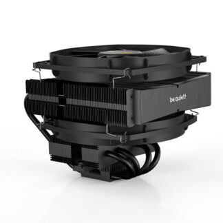 be quiet! Dark Rock TF 2 Fan CPU Cooler, Universal Socket, 2 x Silent Wings 3 135mm PWM Black Cooling Fan, 1400RPM, 6 Heat Pipes, 230W TDP, Immensely High Cooling Performance, Intel LGA 1700 & AMD AM5 Compatible