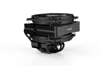 be quiet! Dark Rock TF 2 Fan CPU Cooler, Universal Socket, 2 x Silent Wings 3 135mm PWM Black Cooling Fan, 1400RPM, 6 Heat Pipes, 230W TDP, Immensely High Cooling Performance, Intel LGA 1700 & AMD AM5 Compatible