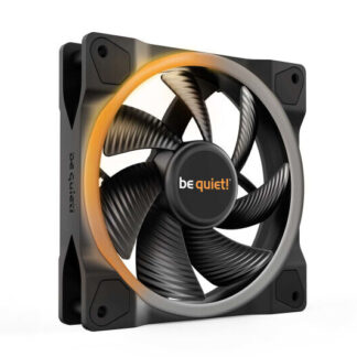 be quiet! Light Wings PWM Addressable RGB Fan, 120mm, 1700RPM, 4-Pin PWM Fan & 3-Pin ARGB Connectors, Black Frame, Black Blades, ARGB Lighting on Front & Rear