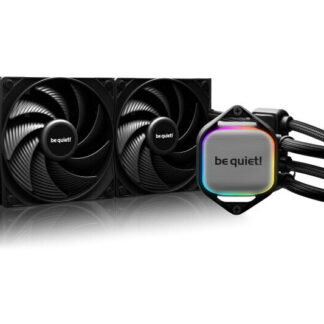 be quiet! Pure Loop 2 240mm AIO CPU Water Cooler, Universal Socket, 240mm Radiator, Pure Wings 3 120mm PWM high-speed fans, 2100RPM, ARGB, 3-year manufacturers warranty