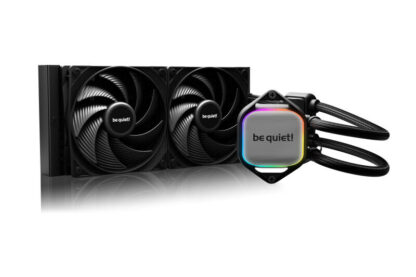 be quiet! Pure Loop 2 240mm AIO CPU Water Cooler, Universal Socket, 240mm Radiator, Pure Wings 3 120mm PWM high-speed fans, 2100RPM, ARGB, 3-year manufacturers warranty