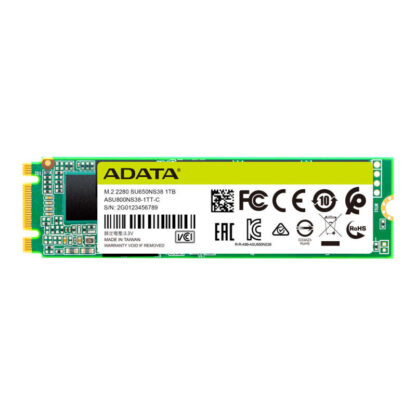 Adata Ultimate SU650 (ASU650NS38-1TT-C) 1TB M.2 Sata 2280 3D NAND SSD, Read 550MB/s, Write 500MB/s, 3 Year Warranty