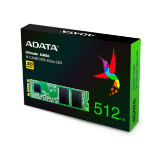 Adata Ultimate SU650 (ASU650NS38-512GT-C) 512GB M.2 Sata 2280 3D NAND SSD, Read 550MB/s, Write 500MB/s, 3 Year Warranty