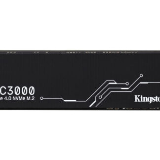 Kingston KC3000 (SKC3000S/512G) 512GB NVMe SSD, M.2 Interface, PCie Gen4, 2280, Read 7000MB/s, Write 3900MB/s, 5 Year Warranty