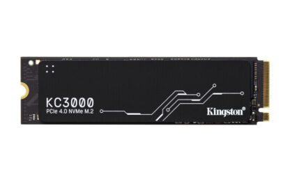 Kingston KC3000 (SKC3000S/512G) 512GB NVMe SSD, M.2 Interface, PCie Gen4, 2280, Read 7000MB/s, Write 3900MB/s, 5 Year Warranty