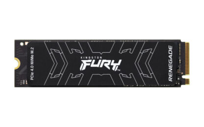 Kingston FURY Renegade (SFYRS/1000G) 1TB M.2 NVMe SSD, PCIe Gen4, 2280, Read 7300MB/s, Write 6000MB/s, PlayStation 5 Compatible, Heatsink, 5 Year Warranty