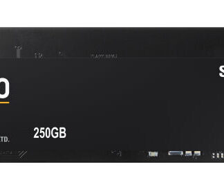 Samsung 980 (MZ-V8V250BW) 250GB NVMe SSD, M.2 Interface, PCIe Gen3, 2280, Read 2900MB/s, Write 1300MB/s, 5 Year Warranty