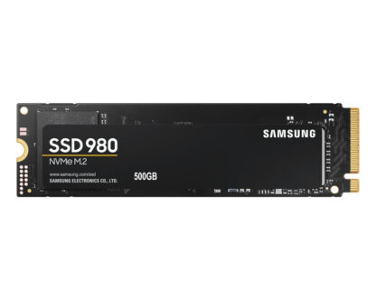 Samsung 980 (MZ-V8V500BW) 500GB NVMe SSD, M.2 Interface, PCIe Gen3, 2280, Read 3100MB/s, Write 2600MB/s, 5 Year Warranty