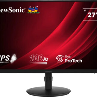 Viewsonic VA2708-HDJ 27 Inch IPS Monitor, Full HD, 100Hz, 5ms, VGA, HDMI, Display Port, Height Adjust, Pivot, Swivel, Int PSU, VESA