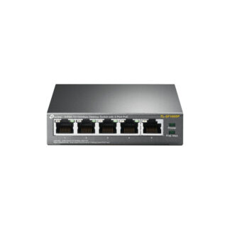 TP-Link TL-SF1005P 5-Port 10/100Mbps Metal Desktop PoE Switch with 4-Port PoE (58W)