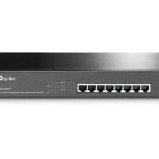 TP-Link TL-SG1008MP 8-Port Metal Gigabit Desktop/Rackmount Switch with 8-Port PoE+ (30W)