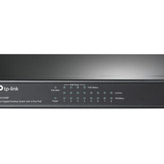 TP-Link TL-SG1008P 8-Port Metal Gigabit Desktop PoE Switch with 4-Port PoE+ (64W)