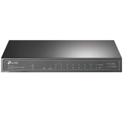 TP-Link TL-SG1210P 10-Port Metal Gigabit Desktop Switch with 8-Port PoE+ (63W)