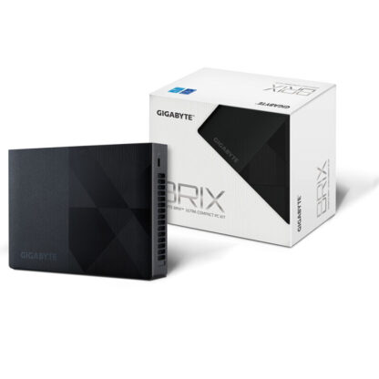 Gigabyte BRIX (GB-BNI3-N305) Barebone Kit, Intel i3 N305 3.0GHz 8 Core CPU, 1 x DDR4 3200 SO-DIMM Slot, 2 x M.2 2280 Slots, Wi-Fi 6 & Bluetooth 5.2