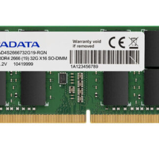 Adata Premier AD4S26668G19-SGN 8GB SODIMM System Memory DDR4, 2666MHz, 1 x 8GB