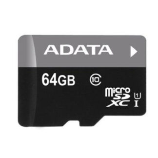 Adata Premier 64GB Micro SDHC UHS-I Class 10 Memory Card with Adaptor