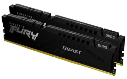 Kingston 32GB 6400MT/s DDR5 CL32 DIMM (Kit of 2) FURY Beast Black XMP
