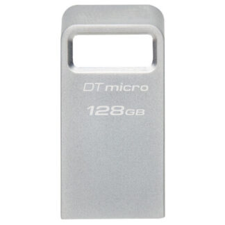 Kingston DTMC3G2/64GB 128GB DataTraveler Micro USB Flash Drive, USB 3.2, Metal Casing, Up to 200MB/s