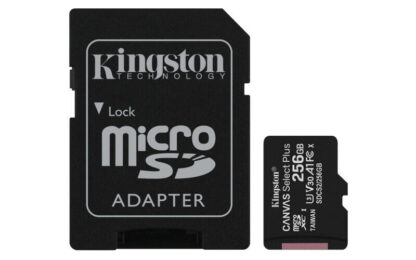 Kingston Canvas Select Plus 256GB Micro SD UHS-I Flash Card