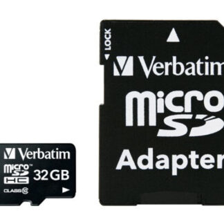 Verbatim MicroSD Class 10 32GB +Adaptor