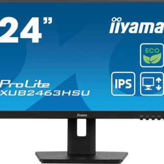 iiyama ProLite XUB2463HSU-B1 computer monitor 61 cm (24") 1920 x 1080 pixels Full HD LED Black