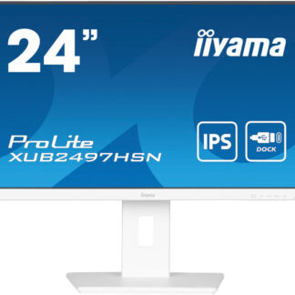 iiyama ProLite XUB2497HSN-W2 computer monitor 60.5 cm (23.8") 1920 x 1080 pixels Full HD LED White