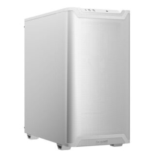be quiet! Pure Base 501 Airflow White ATX Mid Tower Case with USB-A, USB-C, 2 x Pure Wings 2 140mm Black PWM Fans, Sleek Front Panel and Airflow Cover