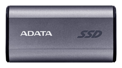 ADATA SC750 1TB USB-C Portable SSD USB 3.2 Gen 2 Up to 1000 MB/s Black Titanium Compatible with Windows, iOS, Android, PlayStation, XBox & Handheld Consoles