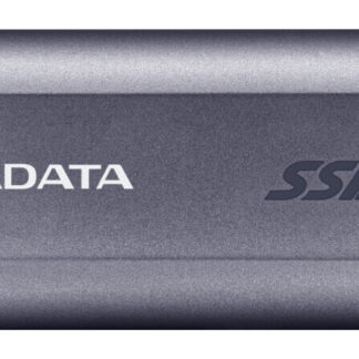 ADATA SC750 1TB USB-C Portable SSD USB 3.2 Gen 2 Up to 1000 MB/s Black Titanium Compatible with Windows, iOS, Android, PlayStation, XBox & Handheld Consoles