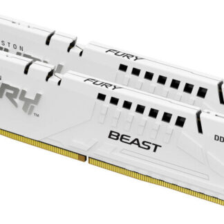 Kingston FURY Beast RGB KF564C32BWEK2-64 64GB (32GB x2) DDR5 6400MT/s White System Memory