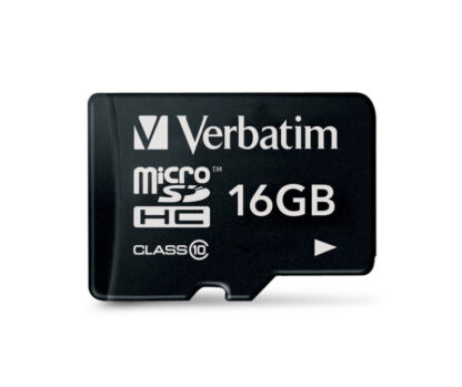 Verbatim 16GB Micro SDHC Class 10/U1 Card