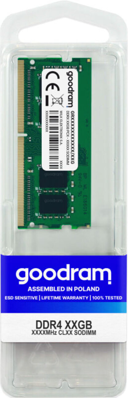 GOODRAM 8GB DDR4 2666MHz CL19 SR SODIMM