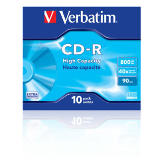 VERBATIM CD-R 800MB 40X EXTRA PROTECTION SURFACE (10 PACK)