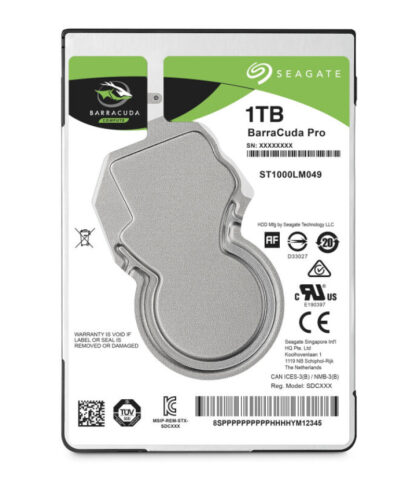 SEAGATE BARRACUDA PRO 1TB 2.5 HDD